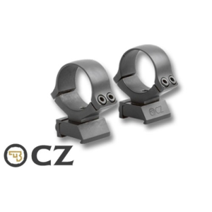 Cz-Usa CZ-USA 455 1" 2-Piece Scope Rings | Matte Black - $72.99 at KYGUNCO