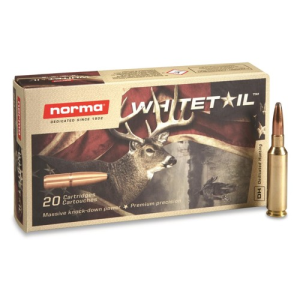 NORMA AMMO Whitetail 6.5 Creedmoor 140Gr JHP Brass Ammunition | 20 Round