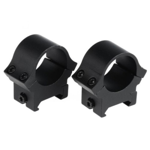 B SQUARE Medium Height 1" Sport Utility Rings | Matte Black - B-Square