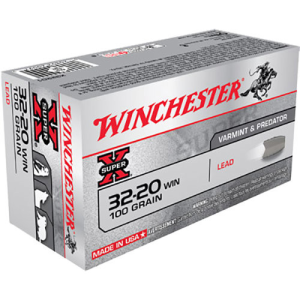 WINCHESTER AMMO 32-20 Win 100Gr SuperX Lead 50rd