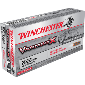 WINCHESTER Varmint-X 223 Rem 40Gr Rapid Expansion Ammunition | 20 Rounds