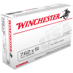 WINCHESTER AMMO 7.62x51 147Gr USA FMJ 20rd