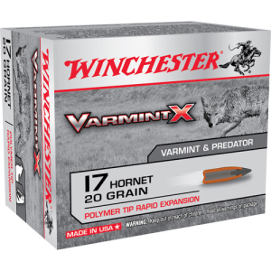 WINCHESTER AMMO 17 Hornet 20Gr VarmintX 20rd