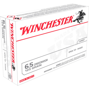 WINCHESTER USA 6.5 Creedmoor 125gr Open Tip Rifle Ammunition | 20 Rounds