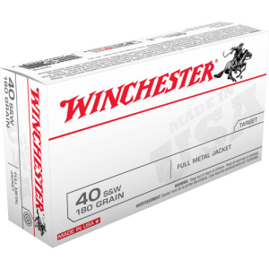 WINCHESTER AMMO 40 SW 180Gr Full Metal Jacket 50rd