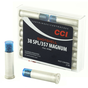 CCI Pest Control 38 Special / 357 Magnum 1/4 oz #9 Shotshell Ammunition | 10 Rounds