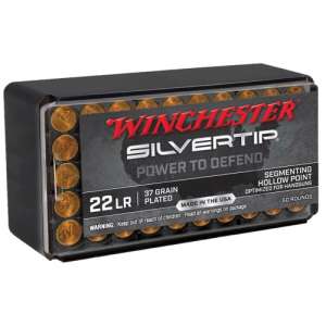 WINCHESTER Silvertim 22LR 37gr Segmenting Hollow Point Ammunition | 50 Rounds