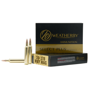 WEATHERBY Select Plus 30-378 Wthby Mag 220 gr Hornady ELD X Ammunition | 20 Rounds
