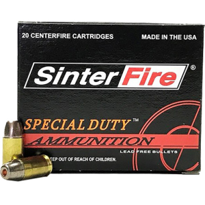 SINTERFIRE AMMO 380 ACP Special Duty 75 Gr Hollow Point 20rd