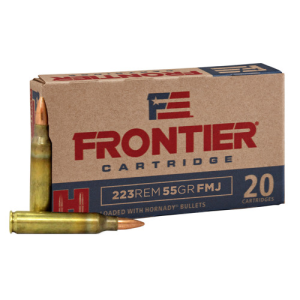HORNADY 223 Rem Frontier 55 Gr FMJ 150rd