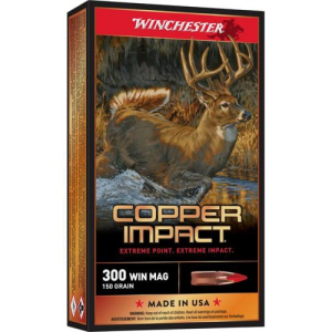 WINCHESTER Deer Season XP Copper Impact 300 Win Mag 150Gr Extreme Point Ammunition | 20 Rounds