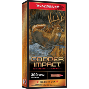 WINCHESTER AMMO 300 WSM 150Gr Deer Season XP Copper Impact 20rd