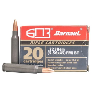 BARNAUL AMMO 223 Rem 62Gr FMJBT 20rd
