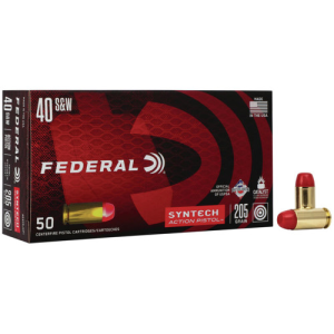 FEDERAL AMMO Syntech 40 S&W 210gr Ammunition | 50 Rounds