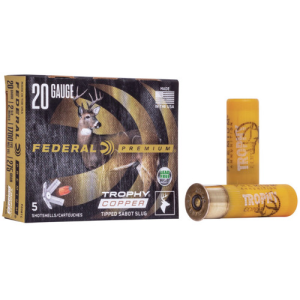 FEDERAL AMMO 20Ga 2-3/4" 275Gr Trophy Copper Sabot Slug 5rd