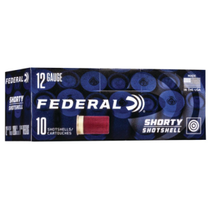 FEDERAL AMMO SHORTY 12 Gauge 1-3/4" 1oz Rifled Slug Shotgun Ammunition | 10 Rounds