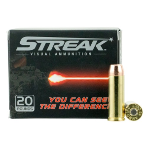 STREAK VISUAL AMMUNITION 45 Colt (LC) 250 gr TMJ 20RD BX
