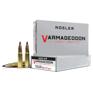 NOSLER 22 Nosler 53Gr Varmageddon Flat Base Tip 20rd