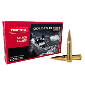 NORMA AMMO 6.5 PRC Match 143Gr Golden Target BTHP 20rd