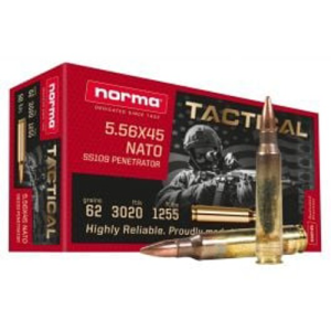 NORMA AMMO 5.56 Norma Tact 62Gr 50rd - Norma Ammo