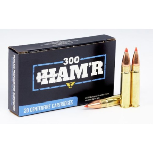 WILSON COMBAT 300 HAM'R 110Gr Hornady V-MAX 2550 FPS 20rd