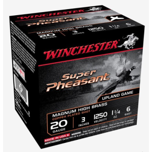 WINCHESTER AMMO 20Ga Super Pheasant Mag 3" 6 Shot 25rd