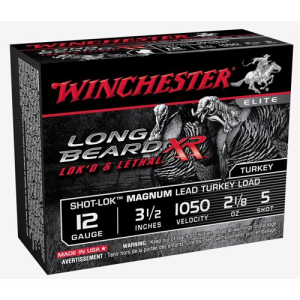 WINCHESTER AMMO 12Ga Long Bear XR Mag Turkey 3-1/2" 5 Shot 10rd