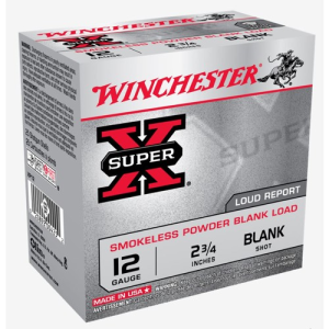 WINCHESTER AMMO 12Ga SuperX Smokeless Powder BLANK 25rd