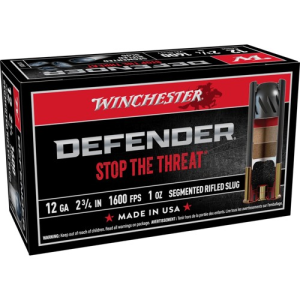 WINCHESTER Defender 12 Gauge 2-3/4" 1600 FPS 1oz Segmented Rifled Slug - 10 Rounds