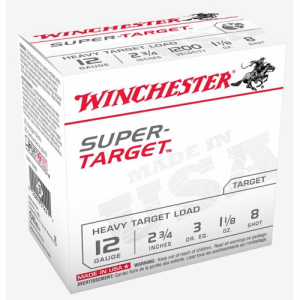 WINCHESTER AMMO 12Ga Super-Target Heavy 2-3/4" 8-Shot 25rd