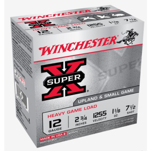 WINCHESTER AMMO 12Ga SuperX Heavy 2-3/4" 7-1/2 Shot 25rd