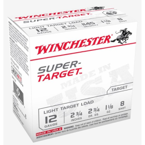 WINCHESTER AMMO 12Ga Super Target 2-3/4" 8-Shot 25rd