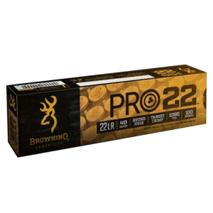 BROWNING AMMO 22LR Pro-22 40Gr LRN Standard Velocity 100rd