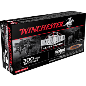 WINCHESTER AMMO 300 WSM Expedition Big Game 190Gr Accu-Bond 20rd