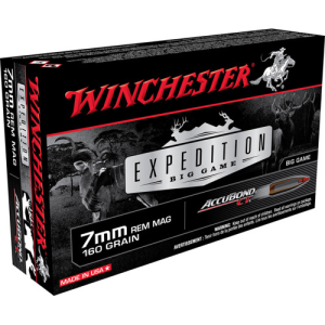 WINCHESTER AMMO 7mm Rem 160Gr Accu-Bond 20rd S