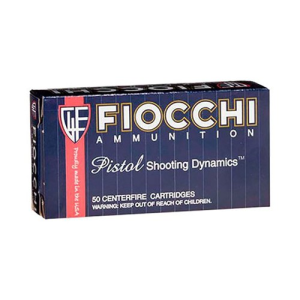 FIOCCHI 38 S&W Short 145Gr Brass Ammunition | 50 Round
