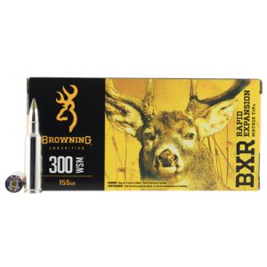 BROWNING BXR Deer 300 WSM 155gr Rifle Ammunition | 20 Rounds