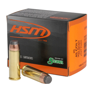 HSM AMMO 45 Colt 300Gr JSP 20rd