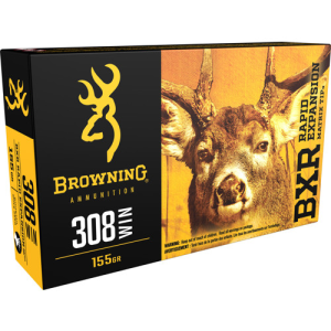 BROWNING AMMO 308 Win 155Gr BXR Deer 20rd