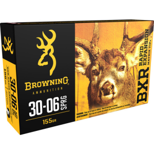 BROWNING BXR Deer 30-06 Springfield 155gr Rifle Ammunition | 20 Rounds