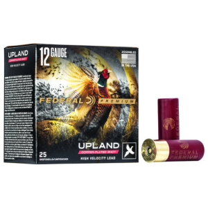 FEDERAL AMMO Wing-Shok Upland 12 Gauge 2-3/4" 1-/8oz #4 Shotgun Ammunition | 25 Rounds