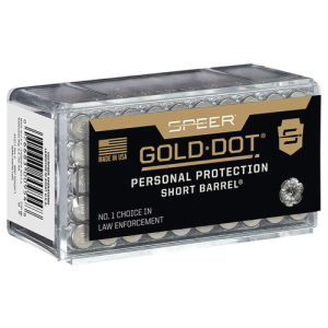 SPEER AMMO Gold Dot 22 WMR 40gr Short Barrel Hollow Point Ammunition | 50 Rounds