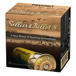 SELLIER BELLOT 20Ga SB Buckshot 2 3/4" #2 25rd