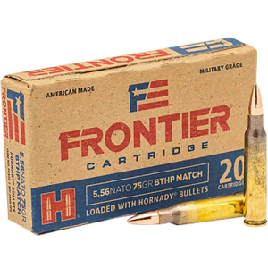 HORNADY 5.56 NATO Frontier 75 Gr BTHP Match 20rd