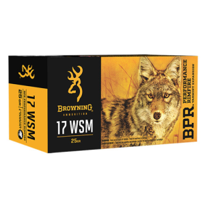 BROWNING BPR 17 WSM 25gr Poly Tip Ammunition | 20 Rounds