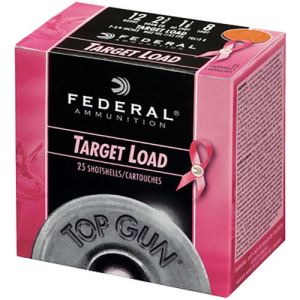 FEDERAL AMMO Top Gun Special Edition Pink 12 Gauge 2.75" 1 1/8 oz #8 Shotgun Ammunition | 25 Rounds