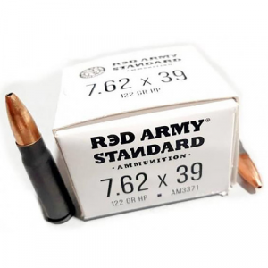 RED ARMY STANDARD 7.62x39 122Gr Hollow Point 20rd Ammo - Red Army Standard