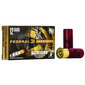 FEDERAL AMMO 12Ga 2-3/4" Max. 1oz Truball Deep Penetratr Slug