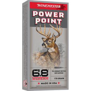 WINCHESTER Power Point 6.8 Western 170gr Ammunition | 20 Rounds