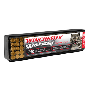 WINCHESTER Wildcat Super Speed 22LR 40gr Round Nose Ammunition | 100 Rounds